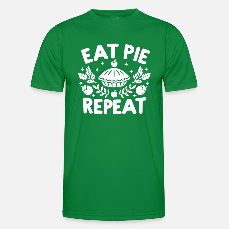 Eat Pie Répéter T-shirt sport Homme