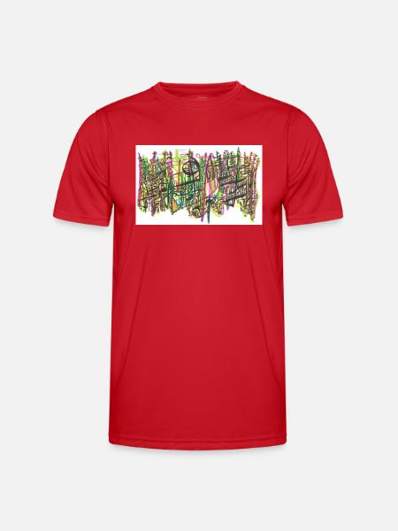 240725 05 - Männer Funktions-T-Shirt - Rot