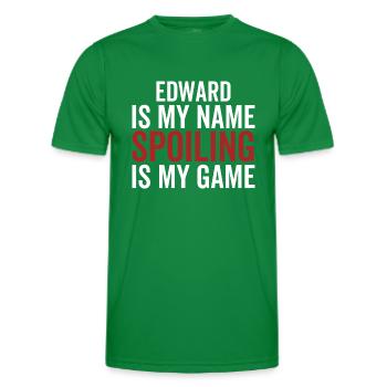 Edward est mon nom Spoiling est mon jeu - T-shirt sport Homme - vert - Devant - AI Model Male 178 dark (178cm)