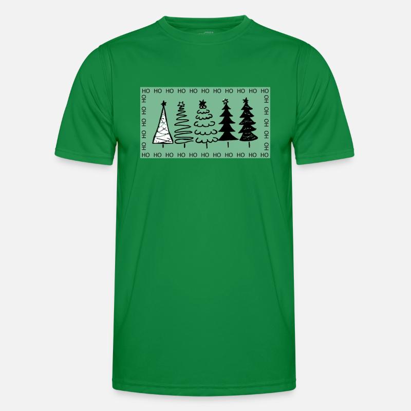 Sapins de Noël Hohoho T-shirt sport Homme