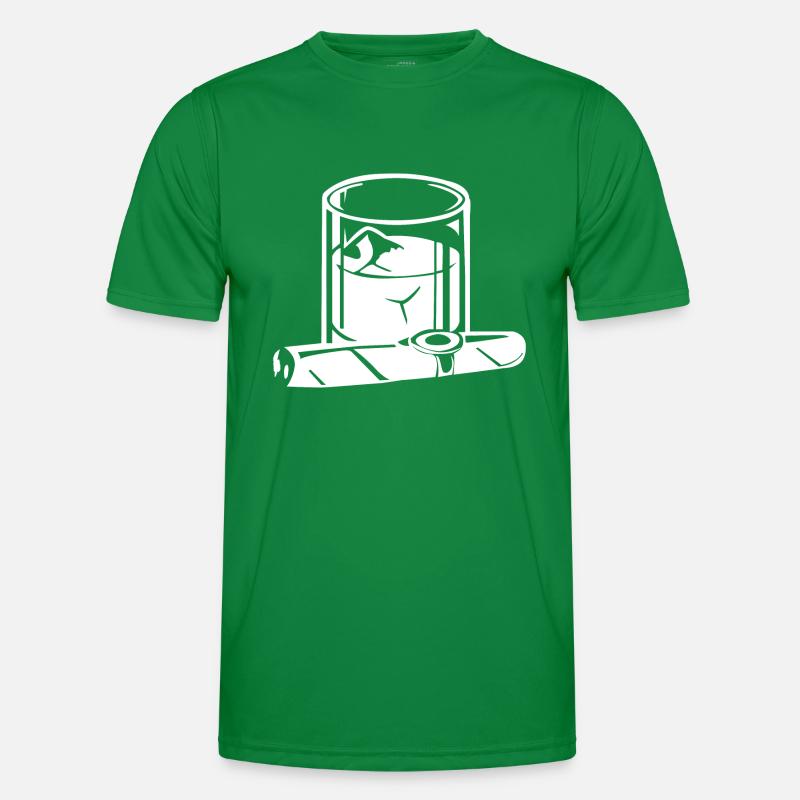 Zigarre Männer Funktions-T-Shirt