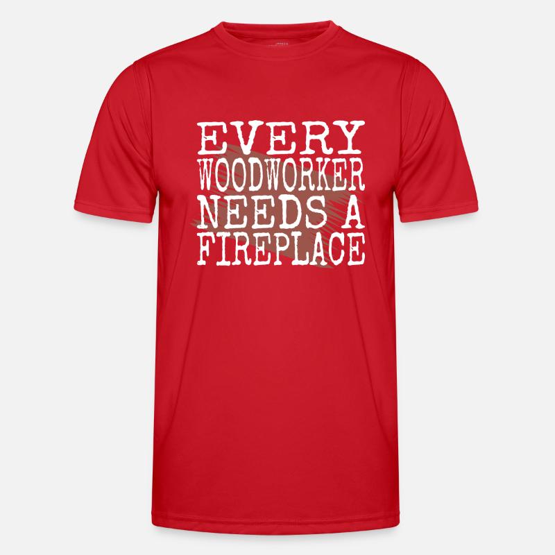 Cabinetmaker John Carpenter Tshirts - Men's Functional T-Shirt - red