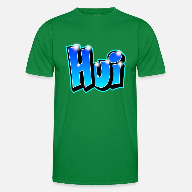 Graffiti "Hui" printable on any medium! Men's Functional T-Shirt