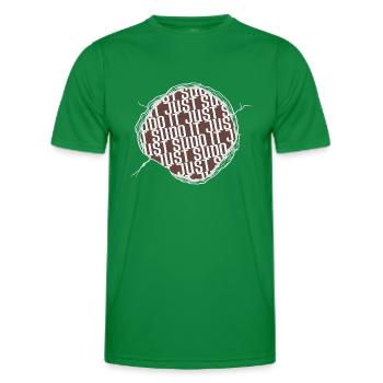 happy computer programming profession present idea - Männer Funktions-T-Shirt - Kelly Green - Vorne - AI Model Male 178 dark (178cm)