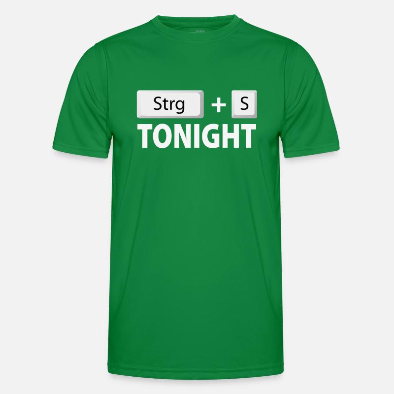 Save (Strg + S) tonight Männer Funktions-T-Shirt