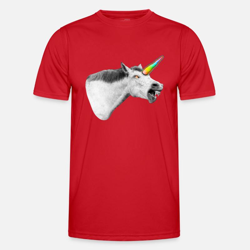 Dein innerer Einhorn-Dämon brüllt Männer Funktions-T-Shirt
