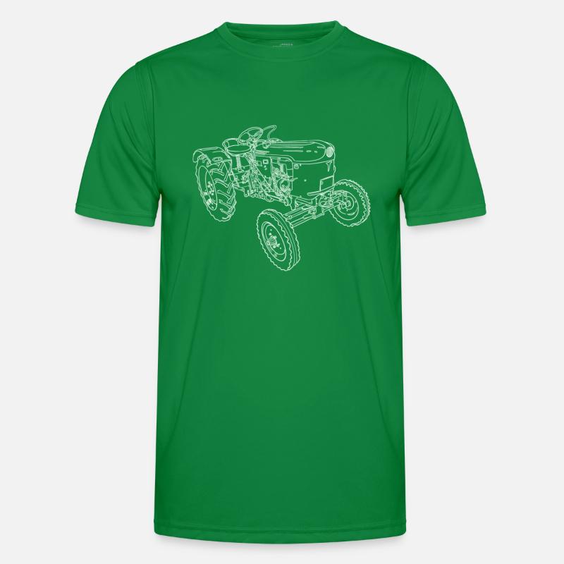 Oldtimer Traktor Männer Funktions-T-Shirt
