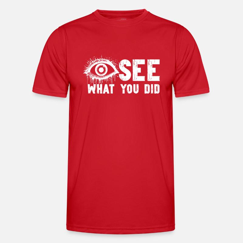 Ophthalmologist Optometrist Optometry Optician - Men's Functional T-Shirt - red