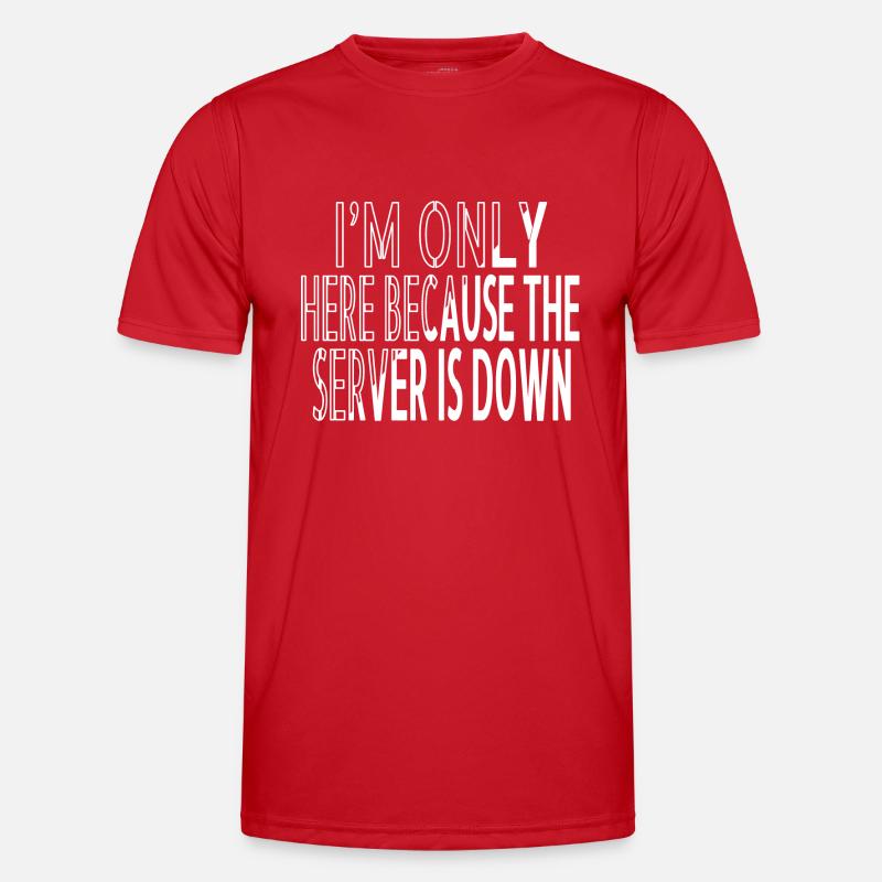 frontend developer fathersday computer scientist - Männer Funktions-T-Shirt - Rot