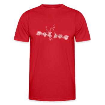 Tennis Club Tennis Players Tennis Tennis Lovers - Men's Functional T-Shirt - red - Front - AI Model Male 178 dark (178cm)