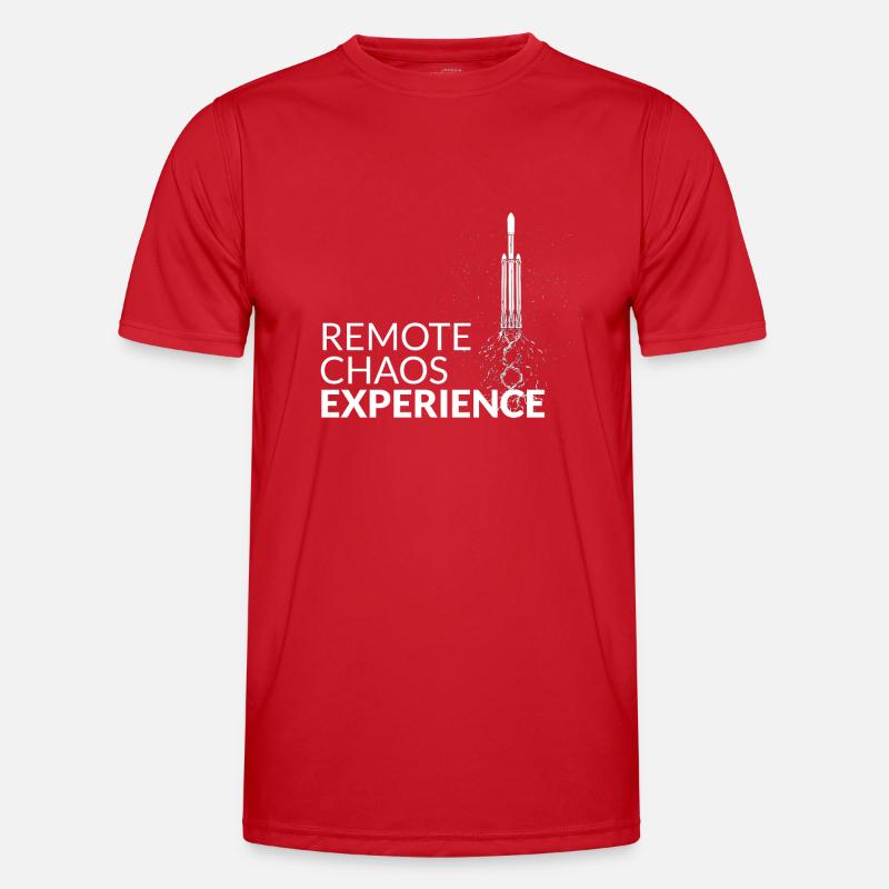 remote chaos experience - CCC Congress Hacker RC3 - Men's Functional T-Shirt - red