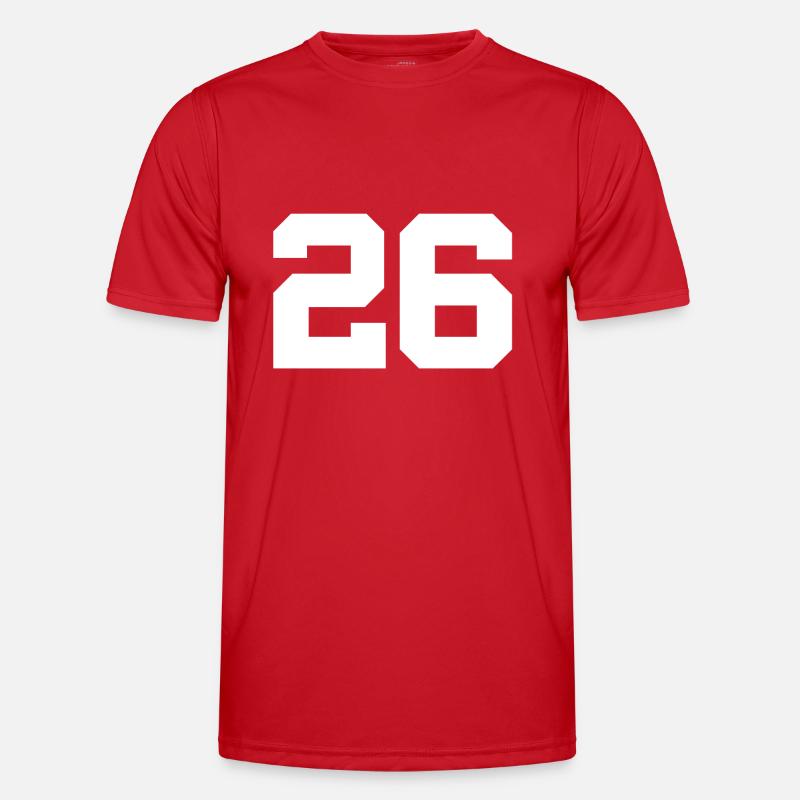 26 - Men's Functional T-Shirt - red