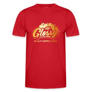 M. Brillant - T-shirt sport Homme - rouge - Devant - AI Model Male 178 dark (178cm)