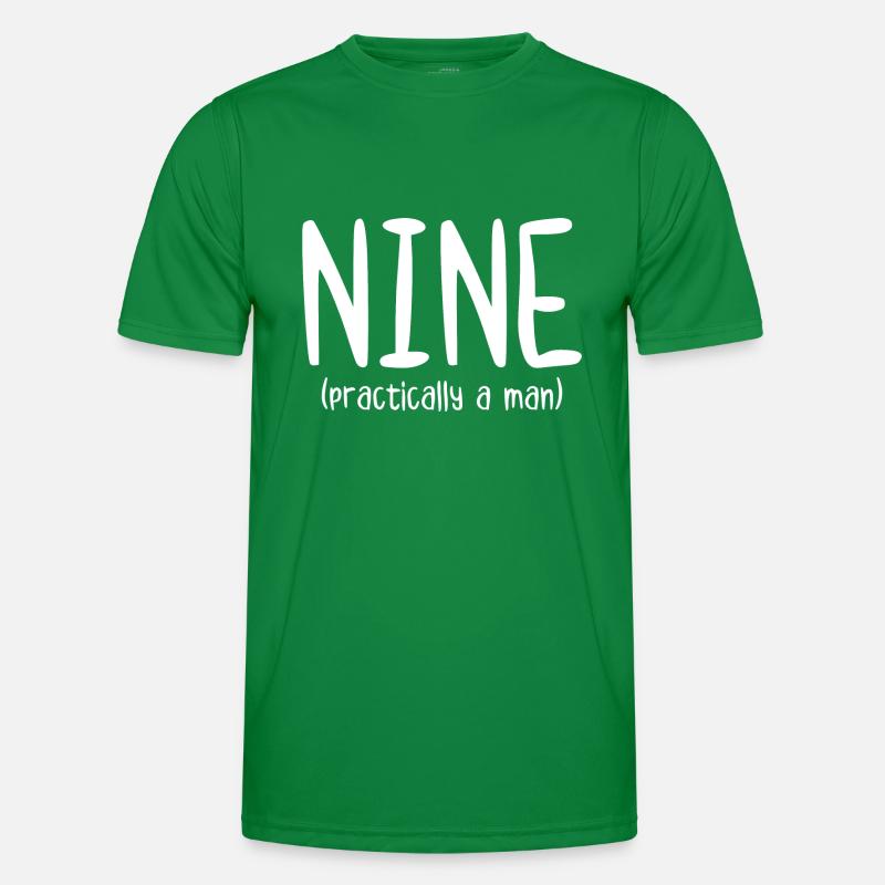 Nine Practically a Man Men's Functional T-Shirt