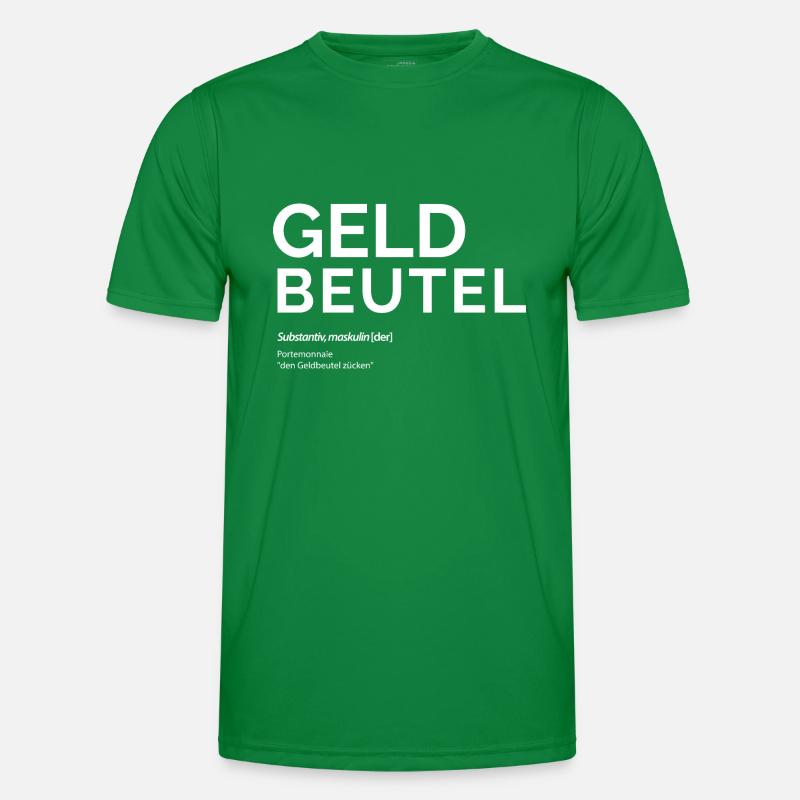 Geldbeutel Männer Funktions-T-Shirt