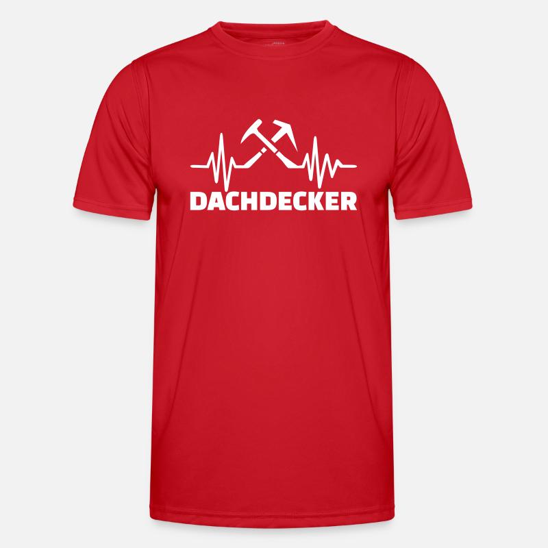 Dachdecker Männer Funktions-T-Shirt