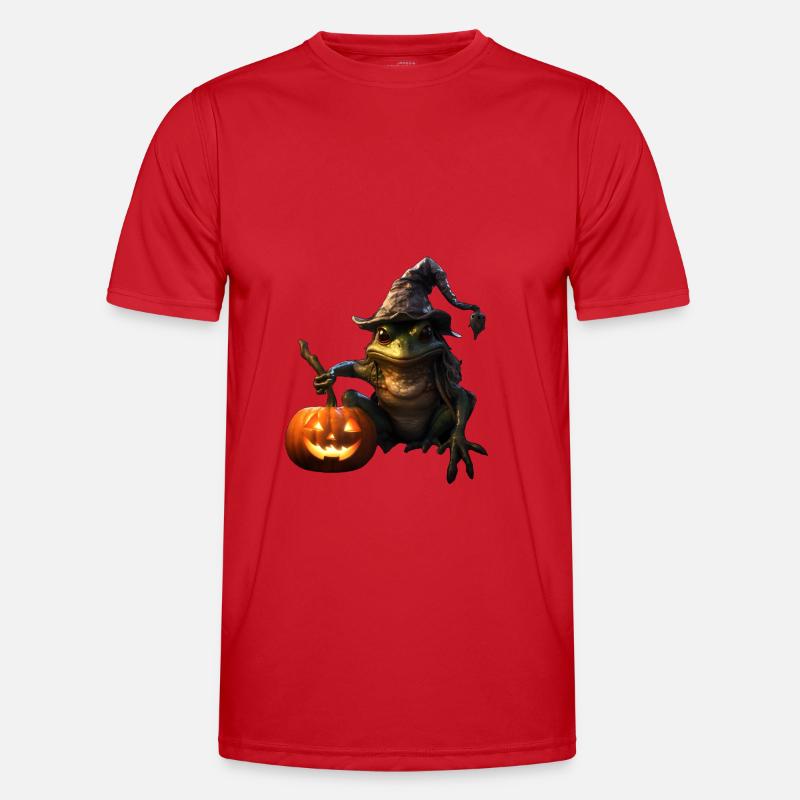 Halloween Witch Toad - Men's Functional T-Shirt - red