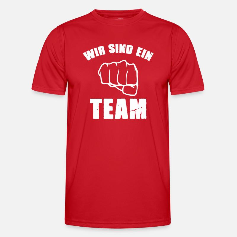 We are a team - Men's Functional T-Shirt - red