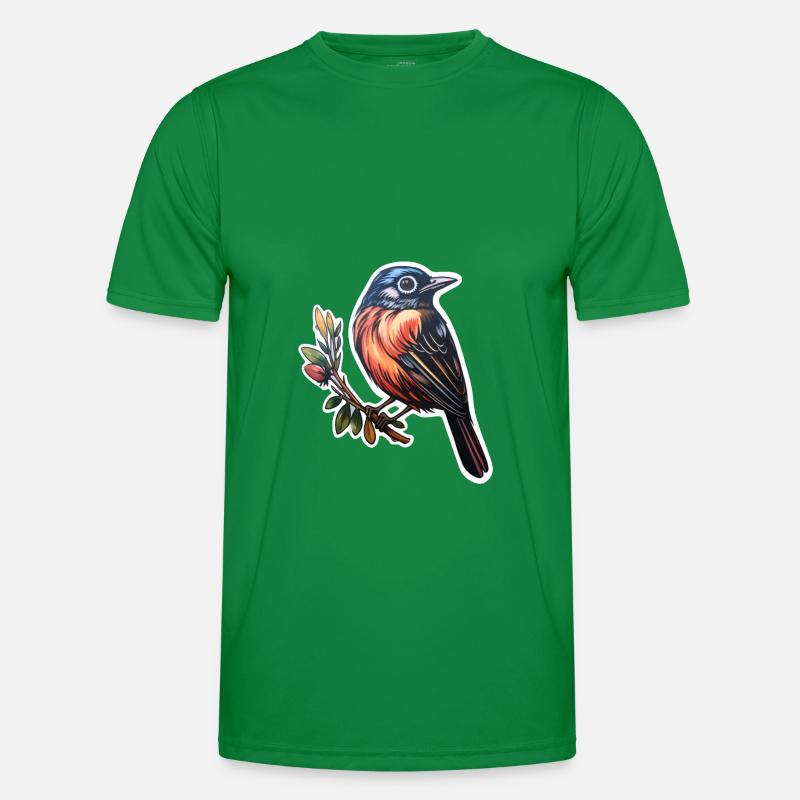 Vogel Männer Funktions-T-Shirt