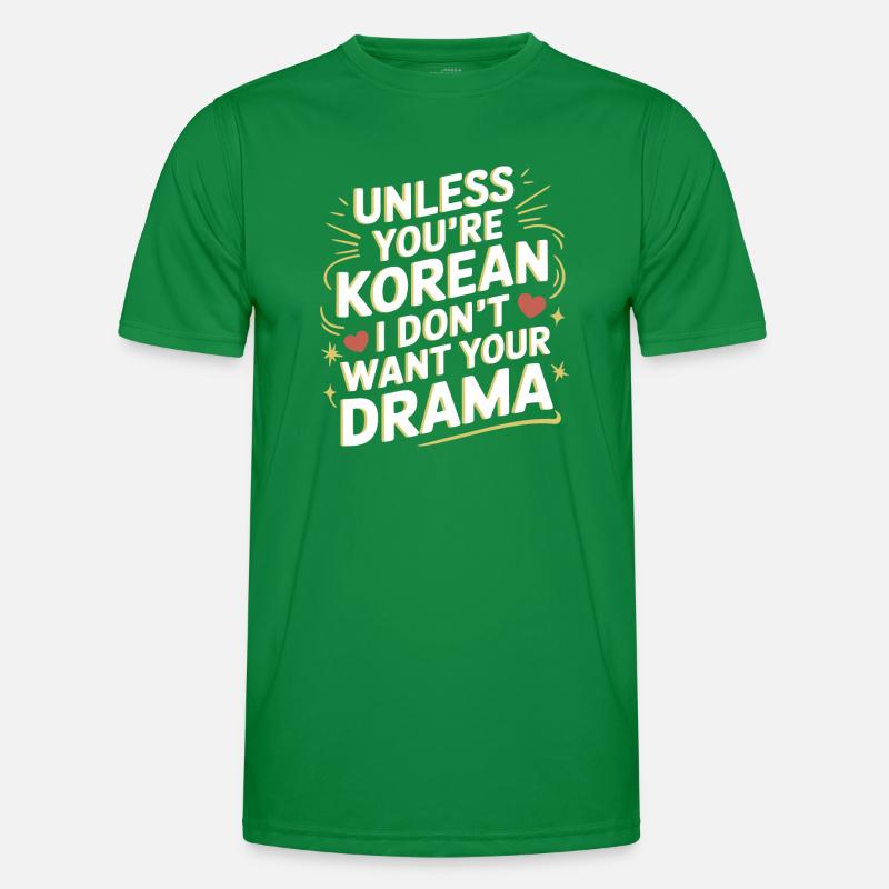 Funny statement for K-pop lovers Men's Functional T-Shirt