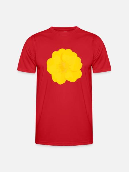Buttercup Bold - Men's Functional T-Shirt - red