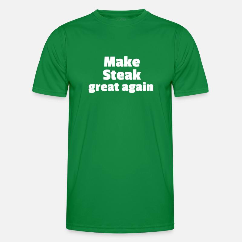 Make Steak great again Männer Funktions-T-Shirt