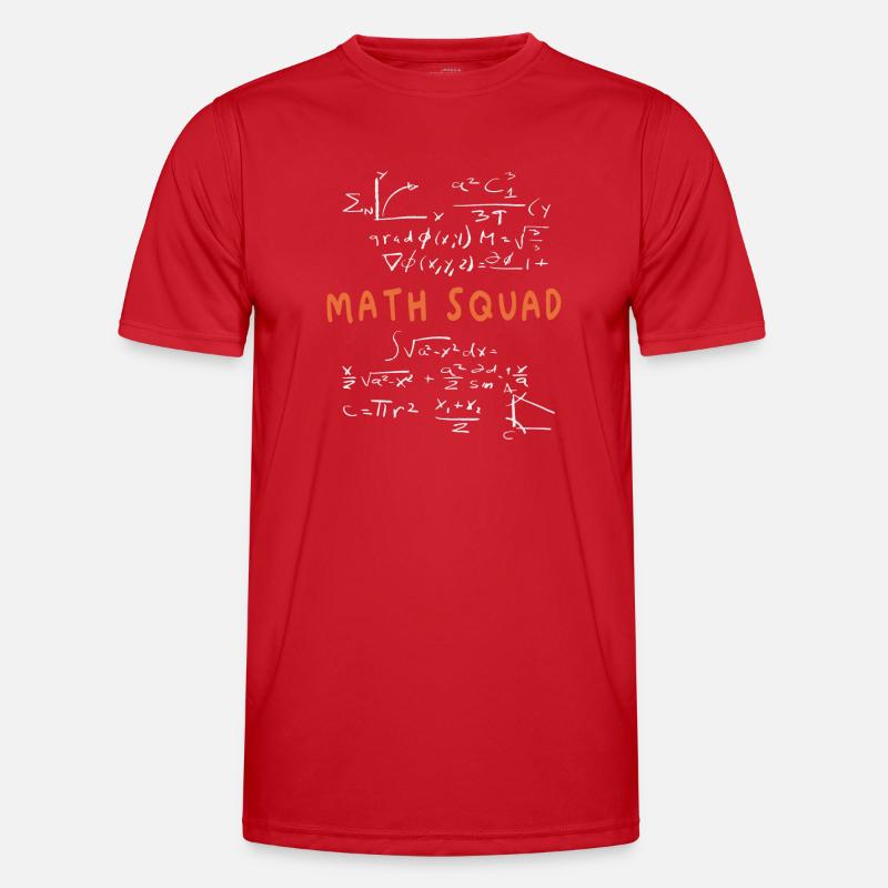 Math Squad Math crew Math lovers Math Teacher Math - Men's Functional T-Shirt - red