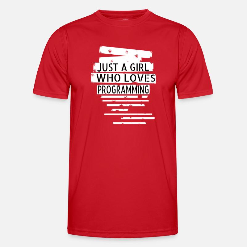 internet coding engineer - Männer Funktions-T-Shirt - Rot