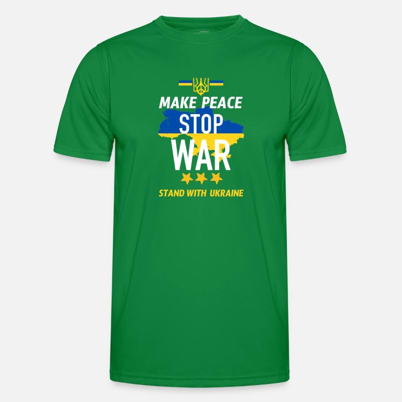 Make peace Stop War T-shirt sport Homme