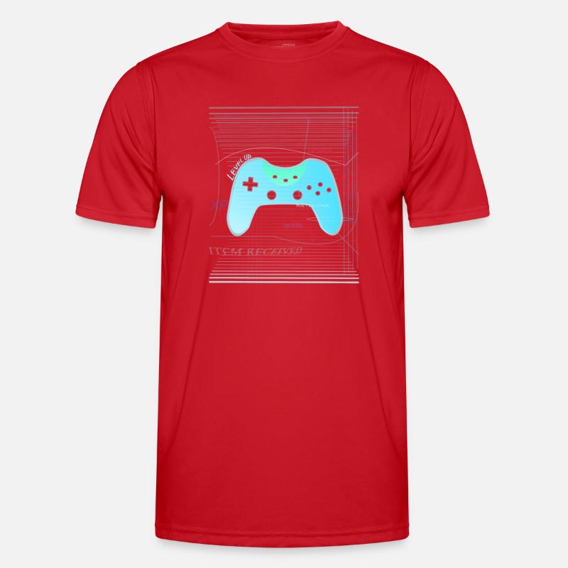 Digital Controller - Men's Functional T-Shirt - red