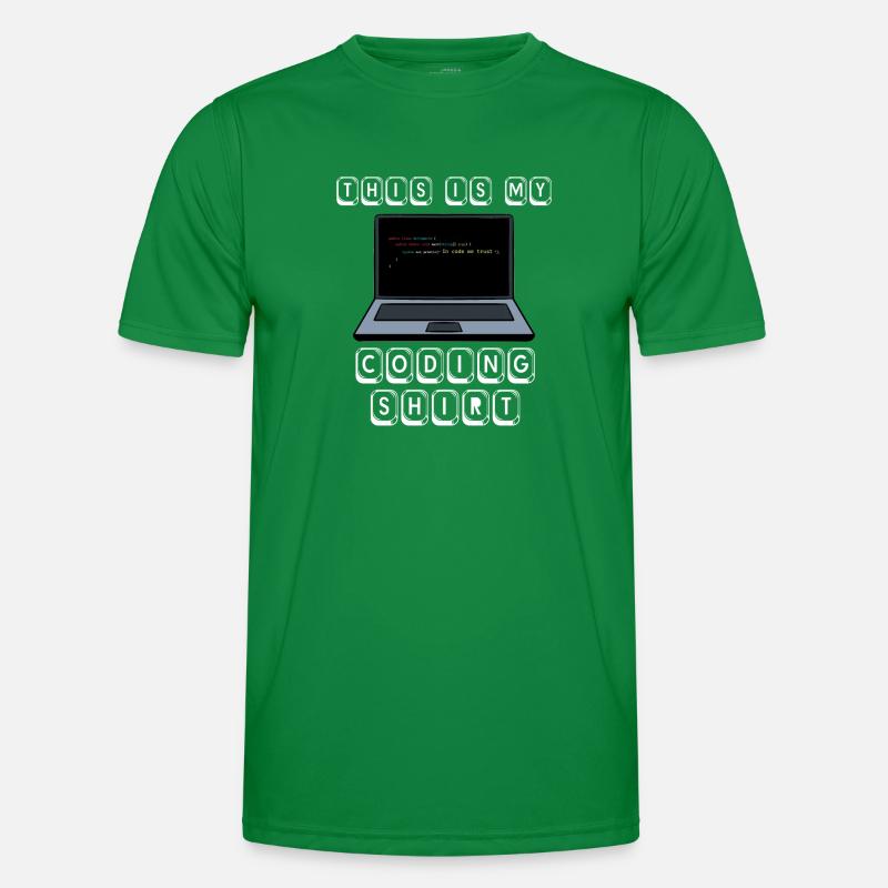 Computer Programmer Code Geek Cool Developer Pun Men's Functional T-Shirt