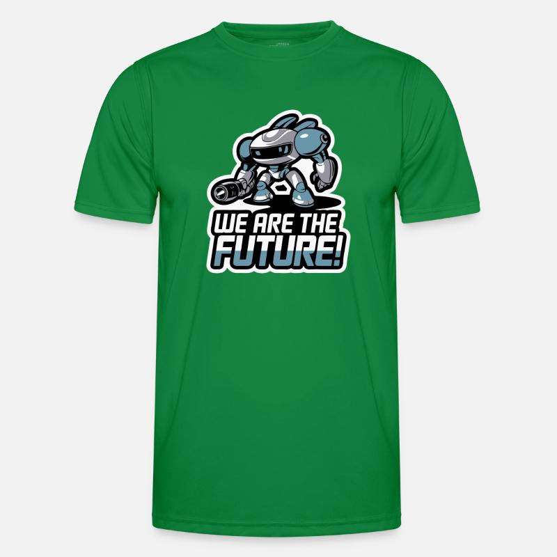 ROBOT, WE ARE THE FUTURE Men's Functional T-Shirt