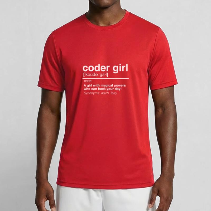 Coder Girl Software Developer Engineer Gift T-shirt sport Homme