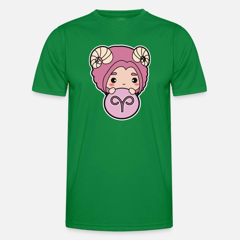 Aries Chibi Men's Functional T-Shirt
