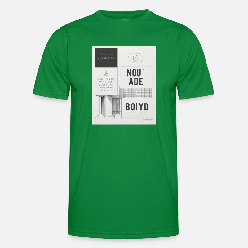 Affiche d’architecture moderne T-shirt sport Homme