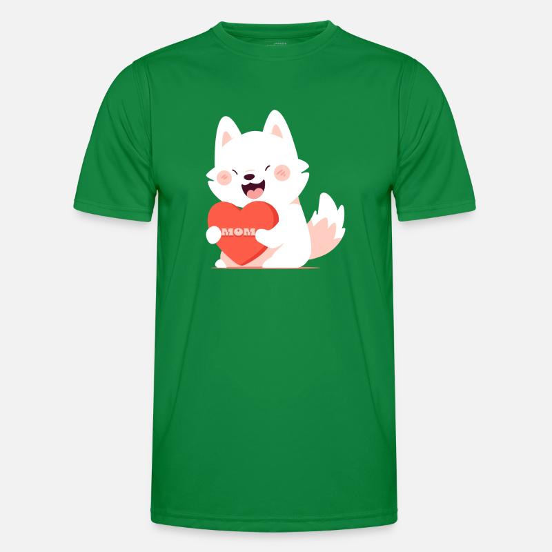 Chien aimant sa mère T-shirt sport Homme