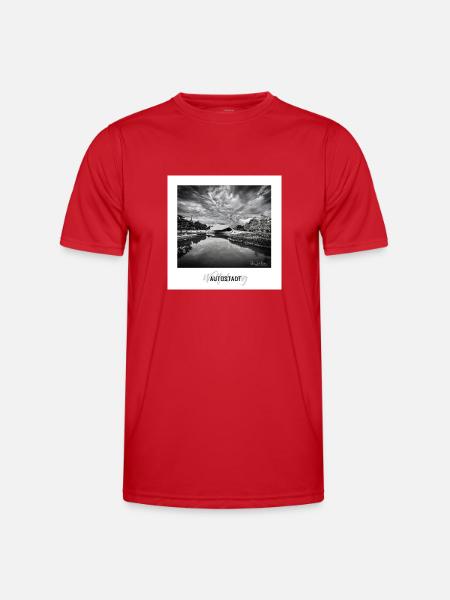 Wolfsburg Pavillon - Männer Funktions-T-Shirt - Rot