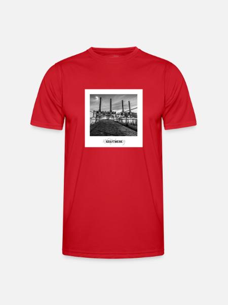 Wolfsburg Kraftwerk - Männer Funktions-T-Shirt - Rot