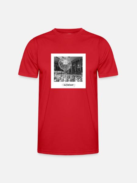Piazza Wolfsburg - Männer Funktions-T-Shirt - Rot