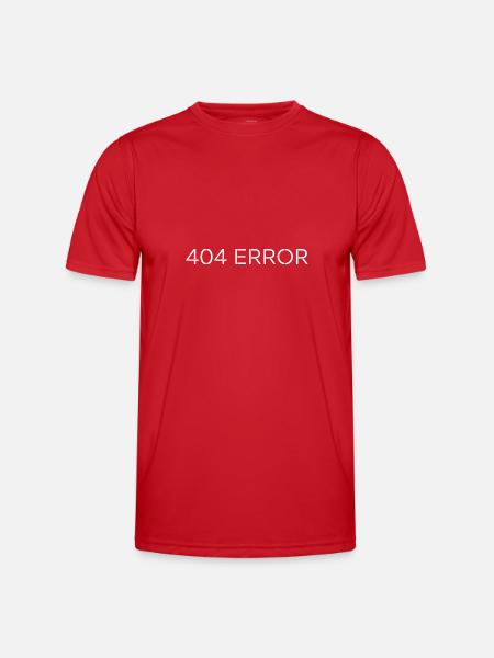 Error - Männer Funktions-T-Shirt - Rot