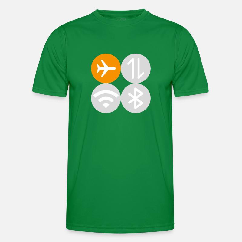 Mode avion du menu rapide T-shirt sport Homme