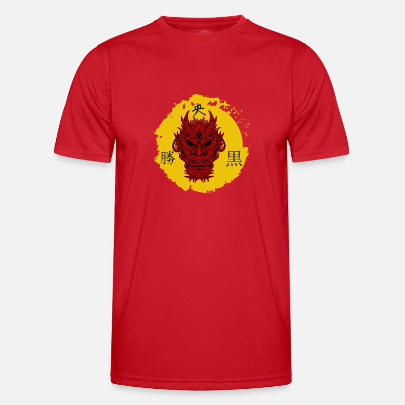 (D)evil Dragon Männer Funktions-T-Shirt