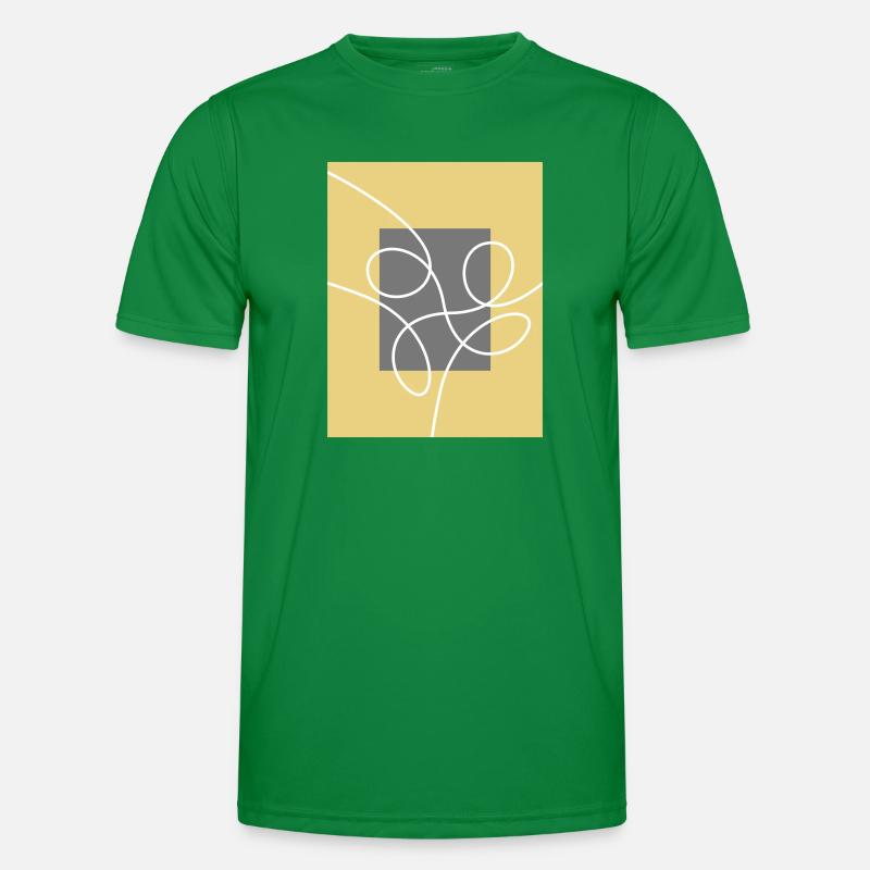 Conception abstraite T-shirt sport Homme