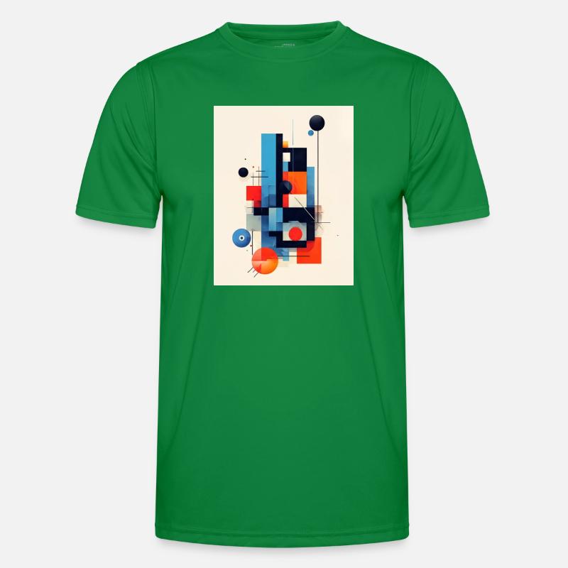 Abstract geometric composition Men's Functional T-Shirt