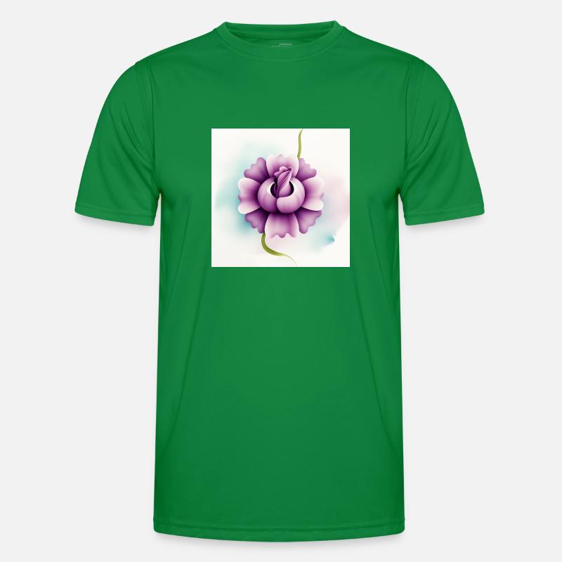 Blume Männer Funktions-T-Shirt