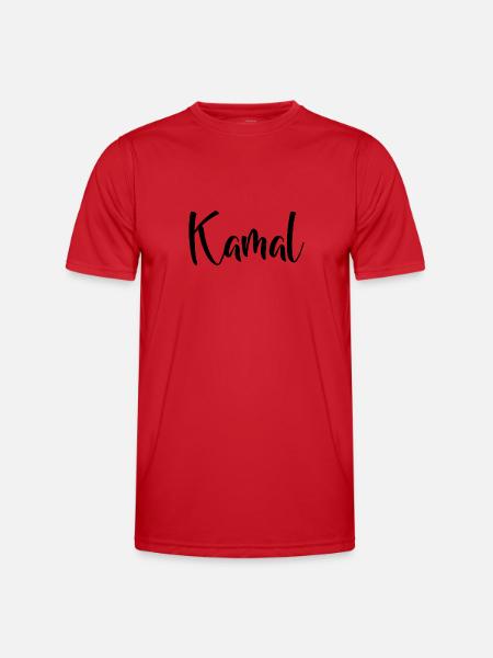 Nombre - Kamal - Camiseta funcional para hombres - rojo