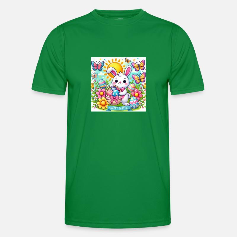 Happy Easter Bunny Men's Functional T-Shirt