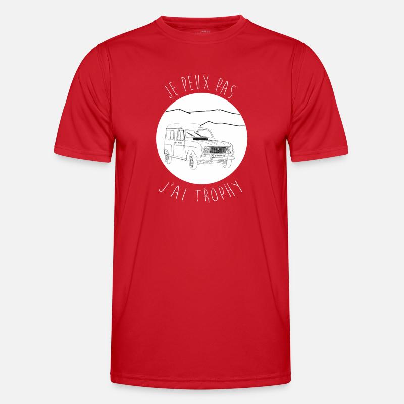 Ich kann nicht, ich habe Trophäe, dunkle Kleidung Version Männer Funktions-T-Shirt