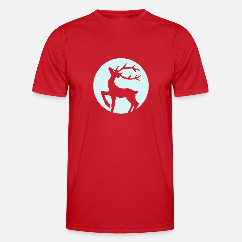 Deer - Men's Functional T-Shirt - red