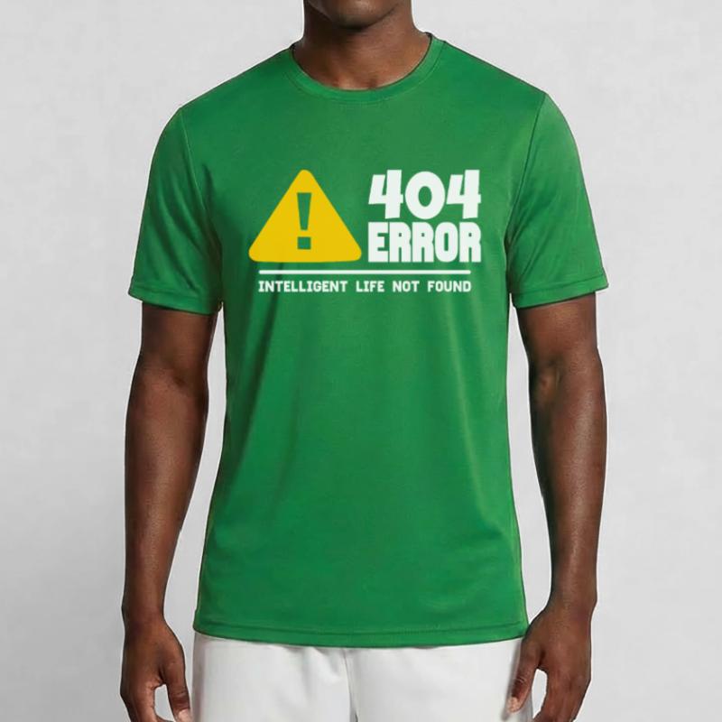 Computer and programmer geek. 404 Errors Men's Functional T-Shirt